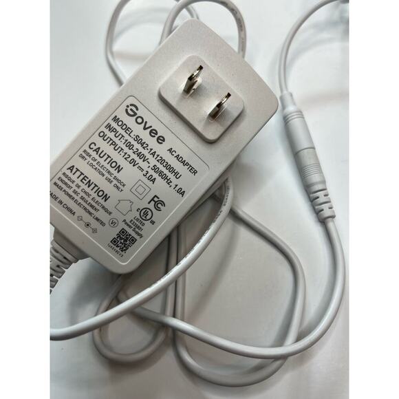 Original GOVEE AC Power Supply Adapter S042-1A120300HU for LED Strip Lighting - Picture 2 of 7